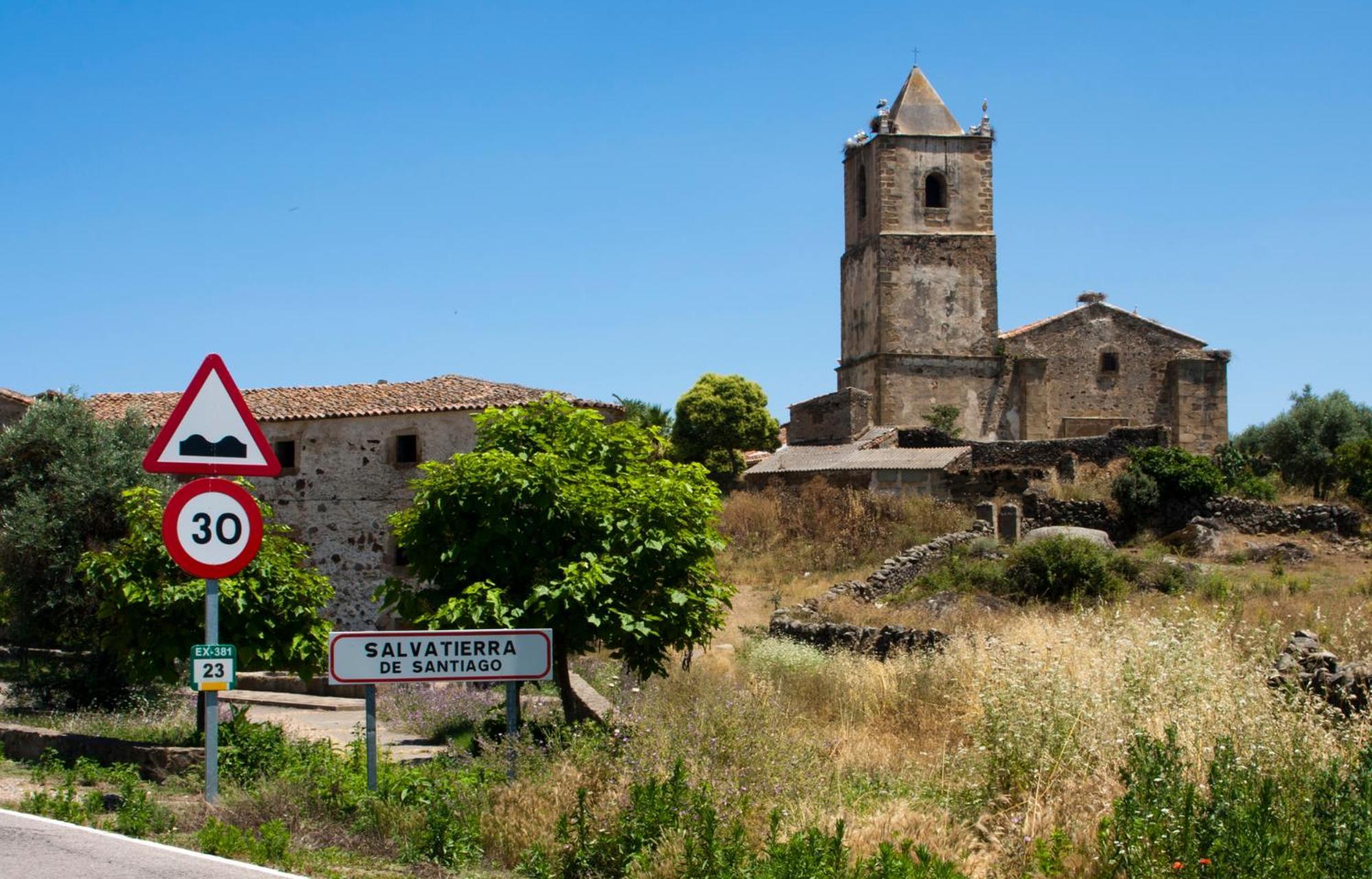 Casa Rural La Manzanilla Salvatierra de Santiago エクステリア 写真